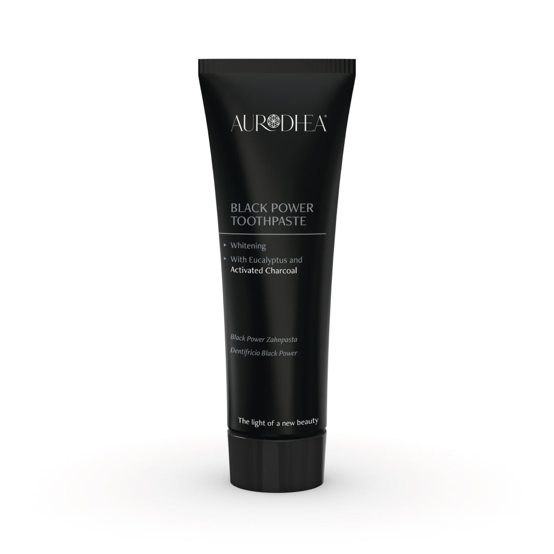 Dentifrice au charbon actif Black Power Aurodhea – 115 ml
